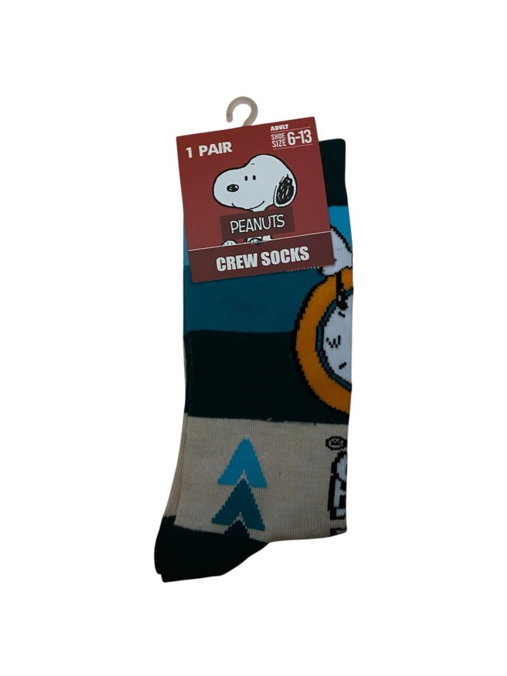 Peanuts Snoppy Time Crew Socks